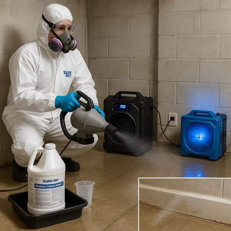 Sanitization and Odor Removal process in Mint Hill, NC
