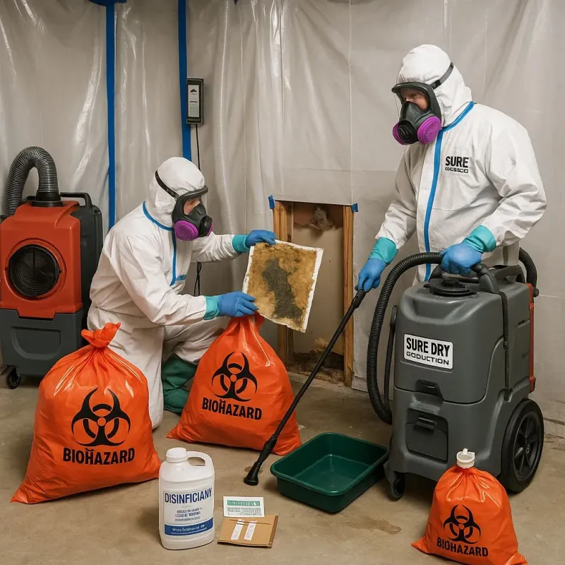 Contaminated Water Handling Protocols process in Mint Hill, NC